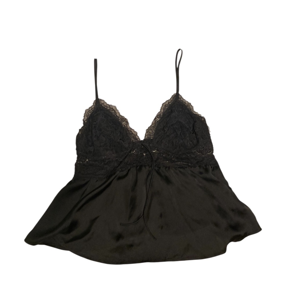 Victoria's Secret Black Lace Camisole Top